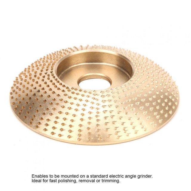 Ccdes Angle Grinder Accessory,Golden Angle Grinder Shaping Disc Grinding Wheel 85MM Woodworking Tool Accessories,Grinding Wheel