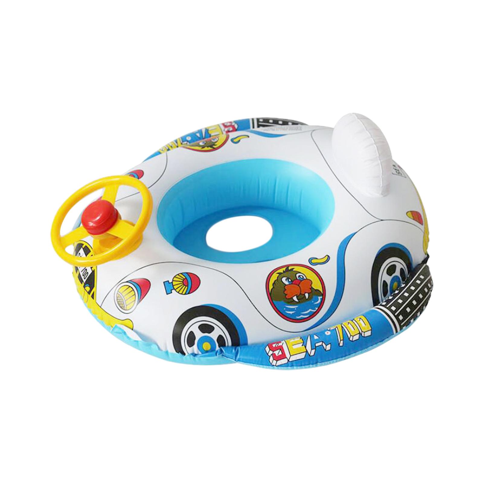 koolsoo Baby Swimming Rings Summer Children Surfing Kids Inflatable Pool Floats Seat Blue