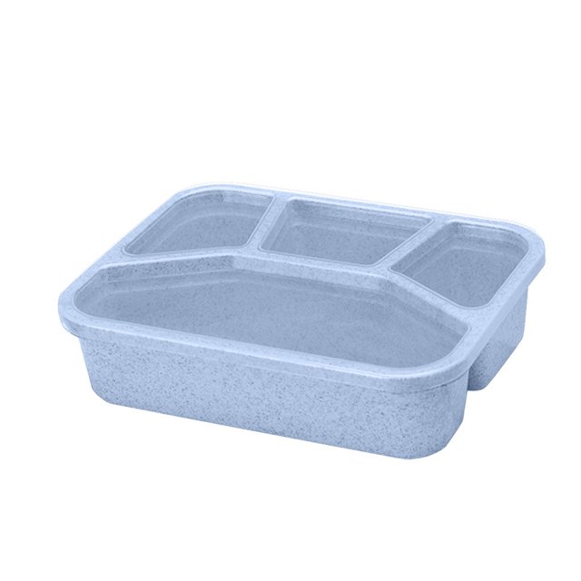 Yhmxh Lunch Box for Kids Kitchen Gadgets Lunch Box Reusable 4-Compartment Plastic Divided Food Storage Container Boxes Lunch Containers Bentgo Lunch Box for Home School Office Picnic