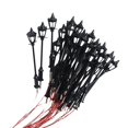 thumbnail image 1 of Esquirla 20 Pcs Lampadaire de Chemin de Fer à LED Tête Unique pour Allée Extérieure, 1 of 8
