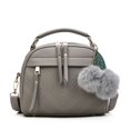 thumbnail image 1 of LinYooLi Sac à Main pour Femmes Sac à Bandoulière Sac à Bandoulière pour Femmes Pendentif Boule de Poils Sac Rétro, 1 of 6