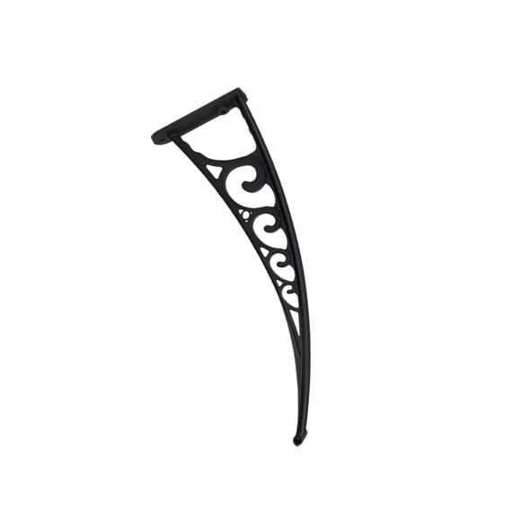 Decodeary Stable Awning Canopy Bracket Sunshade Support Bracket for Porch Door Balcony Black