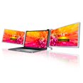 thumbnail image 2 of Moniteur Portable Triple Écran 15.4 Pouces Écran d'Extension Résolution 1920x1080 Installation Facile pour Ordinateur Portable 15.6-17.3 Pouces, 2 of 7
