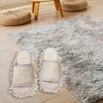 thumbnail image 4 of jifeng Mop Slippers Floor Cleaning Mopping Slippers Open Toe Quiet Comfortable Cleaning Beige, 4 of 9