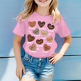 thumbnail image 2 of Camisole pour Femmes avec Soutien-Gorge Intégré Légère à Manches Longues Filles Enfants Décontractée Mode Imprimé Col Rond T-Shirt à Manches Courtes, 2 of 4