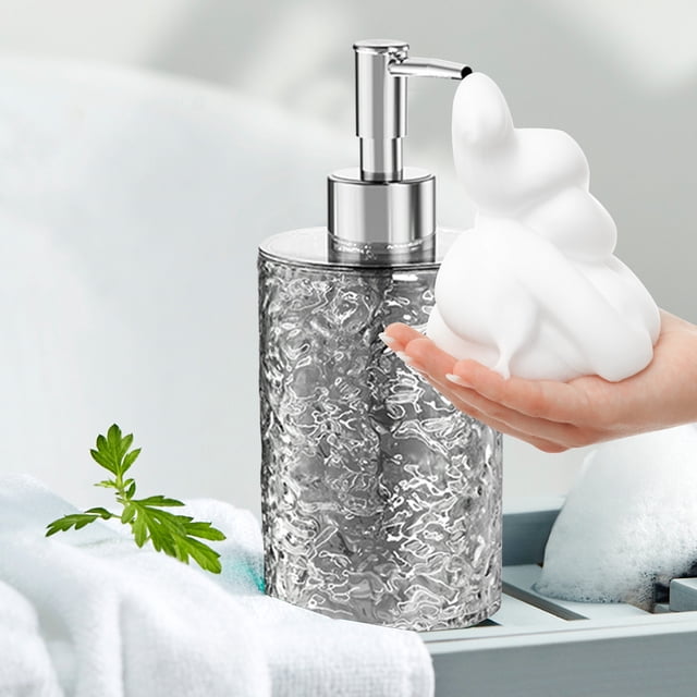 LSLJS Foaming Soap Dispenser -Foaming Hand Soap Refillable Dispenser for Bathroom Or Kitchen Foam Pump Bottle for Hand Soap Body Wash