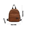 thumbnail image 3 of Clearance! KITTEHIGM Mini Backpack Ins Cute OL Commuting Small Cosmetic Bag Corduroy Texture Student Versatile Schoolbag Adjustable Shoulder Strap Fashion Design Sales Online Shopping Todays Deals, 3 of 6