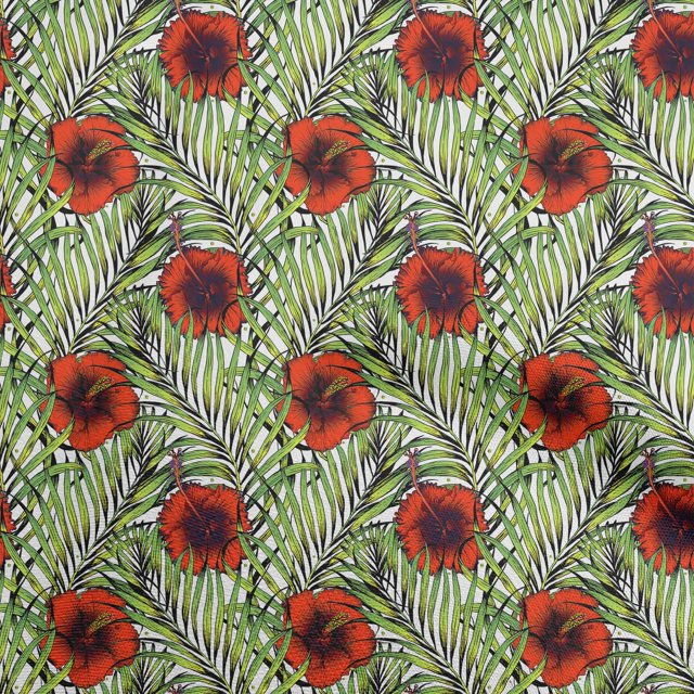 oneOone Silk Tabby Orange Fabric Tropical Sewing Craft Projects Fabric Prints By Yard 42 Inch Wide