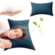 Velvet Bed Pillow Core Soft Support Sleeping Pillow Insert,Plush Comfortable Fiber Filled Pillow With Breathable Fabric Cover,Supportive Bed Pillow For Back Side Stomach Sleepers Home Bedding