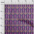 thumbnail image 1 of oneOone Polyester Lycra Fabric Stripe & Swirl Ikat Print Sewing Fabric BTY 56 Inch Wide, 1 of 1