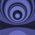 thumbnail image 1 of Ahgly Tapis d'Intérieur Lavable en Machine Carré Transitionnel Bleu Minuit, 7 Pieds Carré, 1 of 7