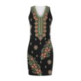 thumbnail image 4 of Robe d'Été pour Femmes Robe d'Été Décontractée Sans Manches à Encolure Croisée en V Mini Robe de Plage Robe d'Été pour Femmes Robe de Plage d'Été Manteau pour Femmes, 4 of 4