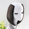 thumbnail image 2 of EGNMCR Perruques Cheveux Humains 1 Pce 2 Extensions de Cheveux à Clip Perruque Lisse pour Fille Cheveux wi g, 2 of 3