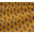 thumbnail image 5 of oneOone Viscose Jersey Fabric Leaves & Floral Block Print Fabric BTY 60 Inch Wide, 5 of 5