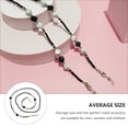 thumbnail image 3 of MasteelfCA Chaîne Masque Perles Collier Perles Masque Lanière Lunettes Chaîne pour Femmes Filles, 3 of 7