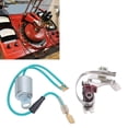 thumbnail image 1 of Distributor Points and Condenser Set Metal Construction Professional Distributor Points Kit Replacement for  43D 45D 4 6 Cylinder, 1 of 7