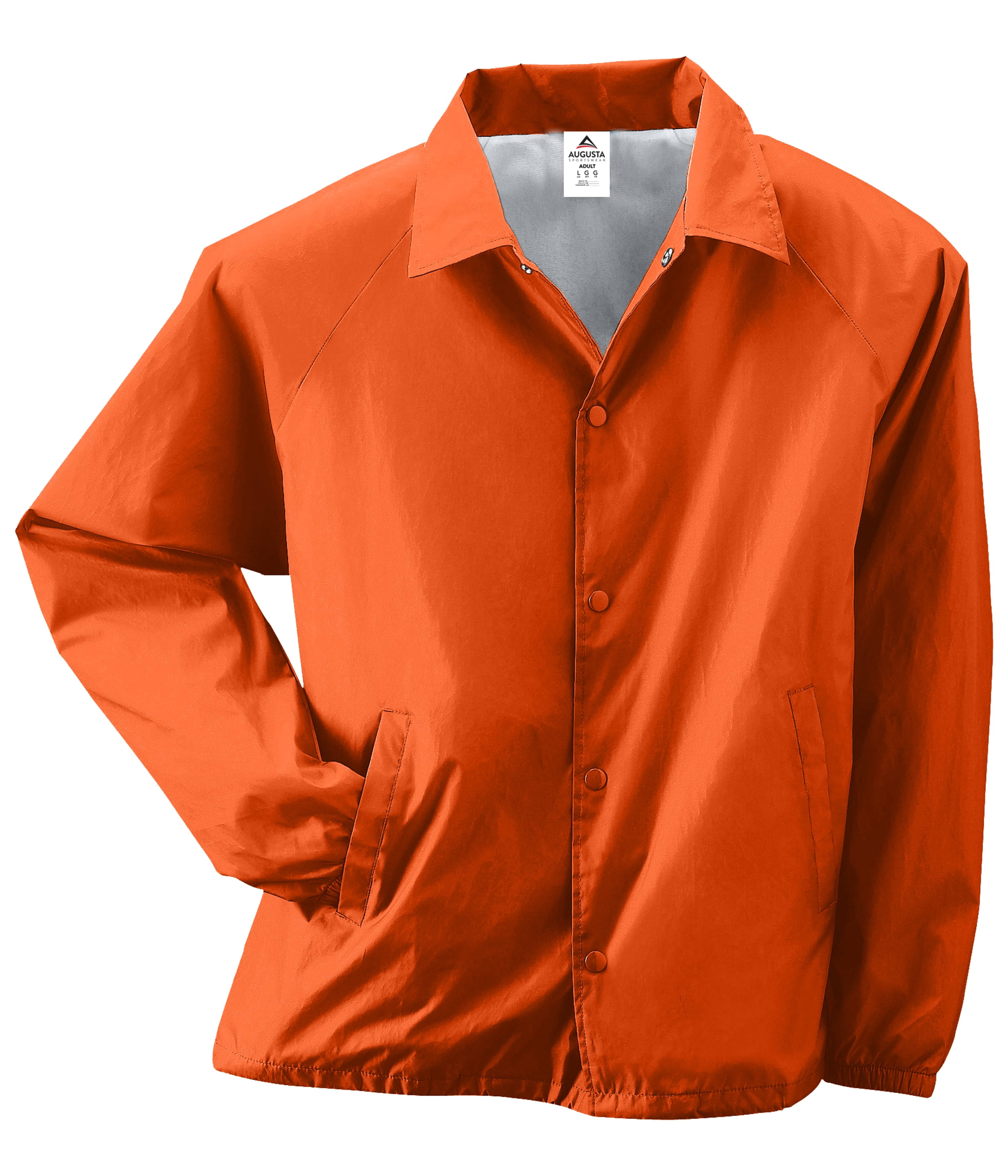 Augusta Sportswear Blouson d'Entraîneur en Nylon pour Homme/doublé, 2TG, Orange
