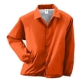thumbnail image 1 of Augusta Sportswear Mens Nylon Coachs Jacket/Lined, M, Orange, 1 of 1