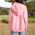 thumbnail image 4 of Timegard Womens Jackets Zipper Front Long Sleeve Comfy Hoodies Sweatshirts with Pockets Fall Clothing, 4 of 6