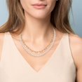 thumbnail image 4 of Collier Superposé avec Perles et Chaîne Trombone, 4 of 4