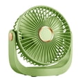 thumbnail image 1 of Portable Fan Rechargeable High Power Cool Small Fan, Desktop Silent for Office Student Dormitory, USB Charging Adjustable Speed, Compact Lightweight for Indoor Outdoor Use, 1 of 3