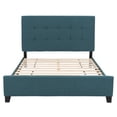thumbnail image 4 of CorLiving Ellery Fabric Upholstered Adult Queen Bed Frame with Slats and Tufted Headboard - No Box Spring Required, 4 of 9
