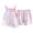 Pink, variant on Yammkia Green Outfit for Girls Baby Girl Clothes Toddler Girls Summer Outfits Kids Short Fly Sleeve Cute Ruffle Shirts Tops Butterfly Shorts Set(Green,5-6 Years)