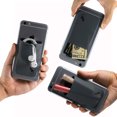 thumbnail image 2 of Mobile Phone Wallet, Smartphone - Credit Card Holder & Adhesive Wallet - Dark Gray, 2 of 6