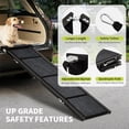 thumbnail image 4 of BeesClover Foldable Dog Ramp for Cars & Trucks | Quad-Fold Non-Slip Pet Ramp | Portable SUV Ramp for Large Dogs & Seniors | Safe Easy Access Heavy-Duty Travel Solution, 4 of 7