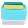 thumbnail image 3 of Dish Soap Dispenser for Kitchen, Dish Soap Dispenser, Soap Pump 2 In1 Press Liquid Soap Dispenser Soap Dispenser and Sponge Holder, Countertop Soap Pump Dispenser Caddy, 3 of 7