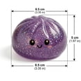 thumbnail image 3 of Glitter Dumpling Squishy, Slow Rising Soft Squeeze Toy, 3 of 9