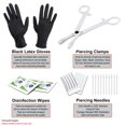 thumbnail image 2 of BodyJ4You 156PC Body Piercing Kit Lot 14G 16G Goldtone Belly Ring Tongue Tragus RANDOM Mix Jewelry, 2 of 6
