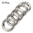 thumbnail image 3 of Unique Bargains Silver Tone Zinc Alloy Round Spring Gate O Ring Snap Clip Buckle (10 Pack), 3 of 5