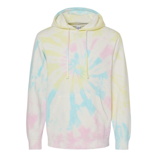 Independent Trading Co. PRM4500TD Unisex Midweight Tie-Dyed Hooded Sweatshirt
