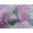 thumbnail image 4 of oneOone Cotton Cambric Fabric Line|Chevron & Triangle Geometric Print Sewing Fabric BTY 56 Inches Wide, 4 of 4