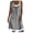 Black, variant on Pisexur Summer Dresses for Women 2022 Casual Loose Floral Print Sleeveless Dress Fake Two Piece Faux Denim Dress Maxi Dress Sundresses