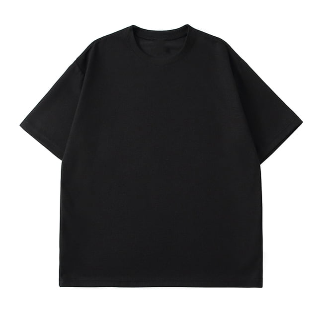 T-Shirts pour Hommes à Manches Courtes Homme Uni Mode Décontractée Chandail à Enfiler Col Rond T-Shirt à Manches Courtes Hauts Montrés de Couleur Noire. le Chandail Présente un design Uni avec des Manches Courtes et une Encolure Ronde, Idéal pour un Usage Décontracté et Quotidien. Fabriqué en Matériau polyester, Il s'Agence Parfaitement à la Taille et s'Agence Bien avec des jeans Ou des Pantalons Décontractés, Ce Qui en Fait un Haut Polyvalent pour Homme.