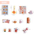 thumbnail image 2 of MesaSe Mini Binder with Cash Envelope - Cute pattern binder wallet  Cash Organizer  Mini 6 ring binder style style4;, 2 of 5