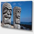 thumbnail image 2 of Hawaiian Tiki Gods - Oversized Landscape Canvas Art, 2 of 3