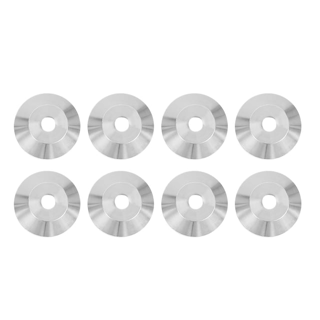 RUNROTOO 8Pack Speaker Base Carbon Steel with Cone Base for Home Audio Setup 6x2.36in