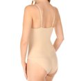 thumbnail image 4 of Flexees 1056 Womens Comfort Devotion Everyday Control Extra Coverage Foam Body Briefer Black With Body Beige Lining Size - 40C, 4 of 4
