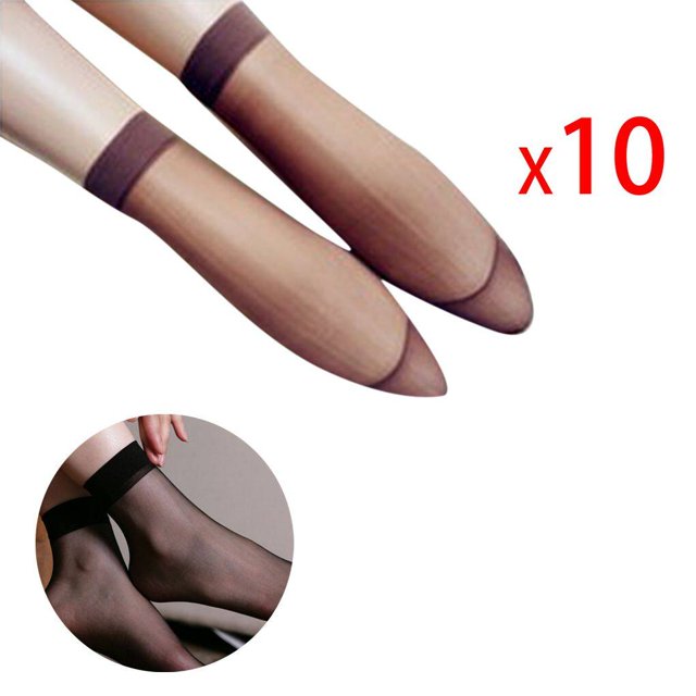 transemion Women Ultra-Thin Transparent Short Ankle Stockings Socks