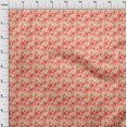thumbnail image 4 of oneOone Cotton Poplin Red Fabric Abstract Sewing Material Print Fabric By The Yard 42 Inch Wide, 4 of 4