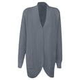 thumbnail image 4 of LOVZFMLL Cardigan for Women's Cardigan Color Coarse Knit Loose Oversized Knitwear, 4 of 6