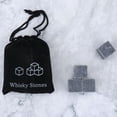 thumbnail image 1 of Whiskey Stones Gift Set Of 4 Unique Chilling Stones With Velvet Pouch-Reusable, 1 of 1