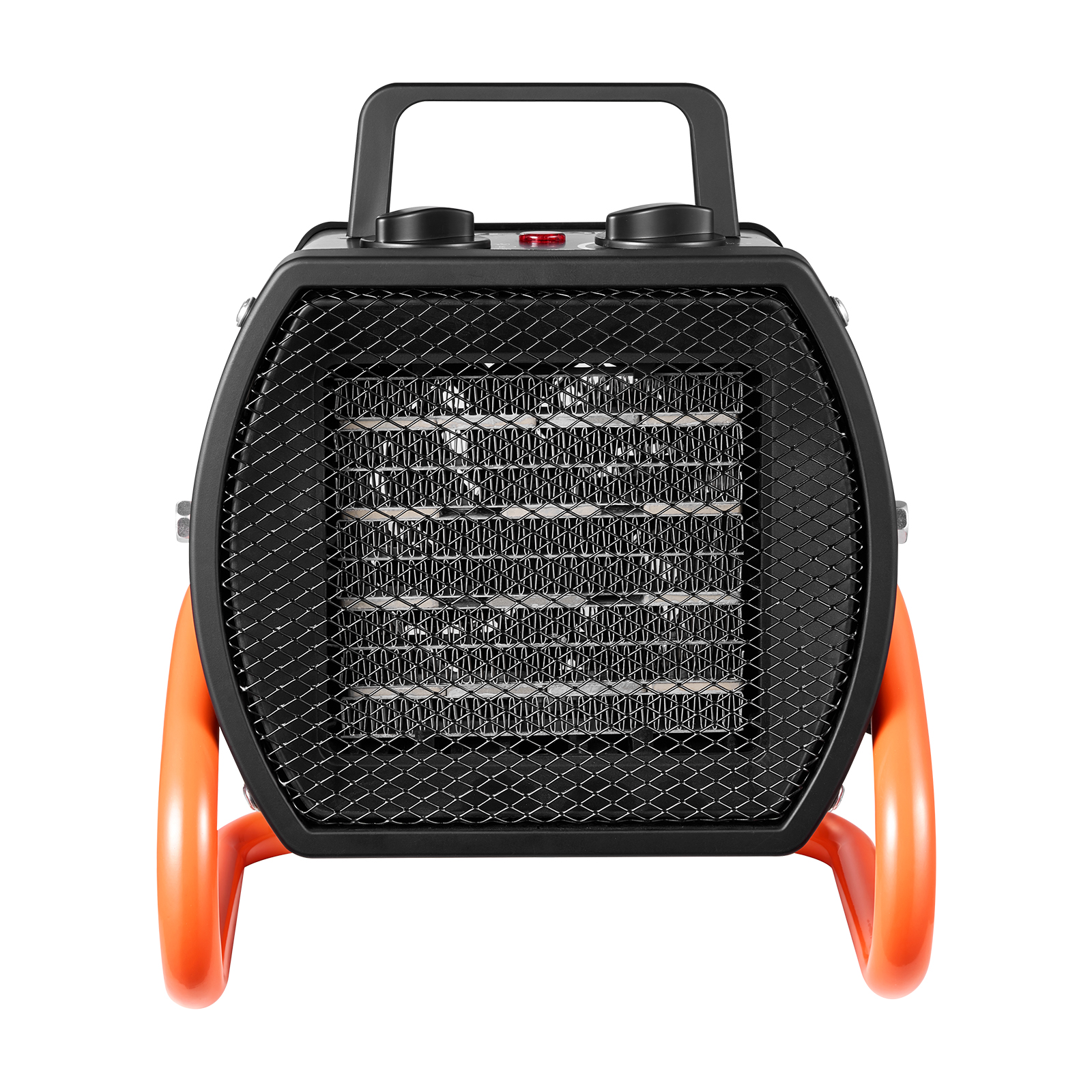 KFFKFF Greenhouse Heater, 1500W Electric PTC Space Heater with Fan, Low & High Heat Modes, 40° Adjustable Angle, Overheat Protection, Portable for Grow Tent