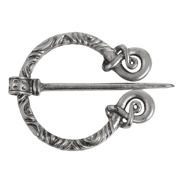 1pc Retro Penannular Brooch Pin Cloak Lapel Shawl Pin Clasp Antique 4