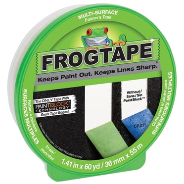 FrogTape® Multi-Surface Painting Tape - Green, 1.41 in. x 60 yd.