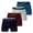 Vintage, variant on INNERSY Men's Anti chafing Underwear Moisture Wicking Breathable Boxer Briefs 4 Pack(Large,Black)