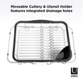 thumbnail image 2 of Umbra Sinkin Dish Drying Rack,Black/Nickel, 2 of 9